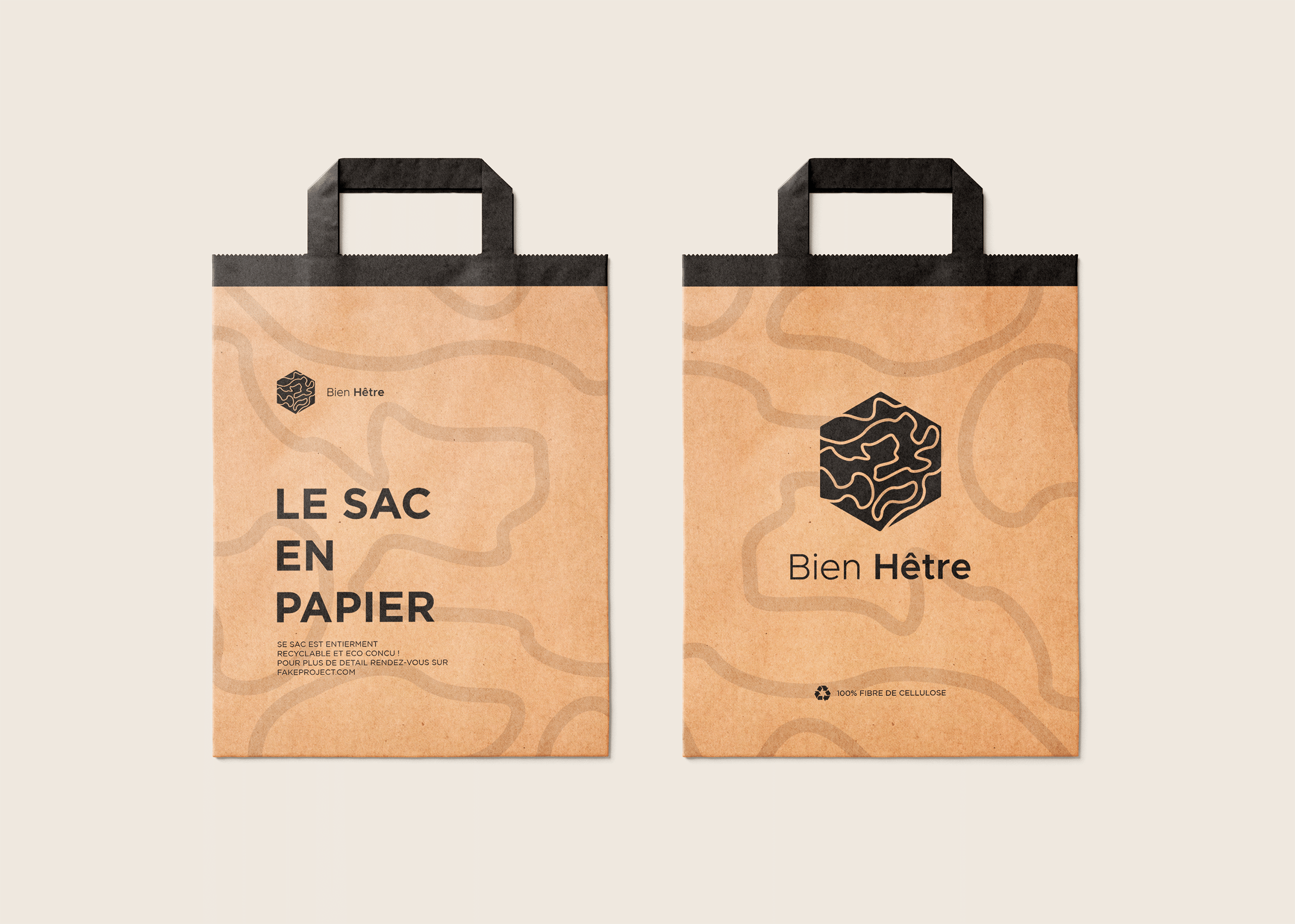 Bien Hêtre Sac Papier